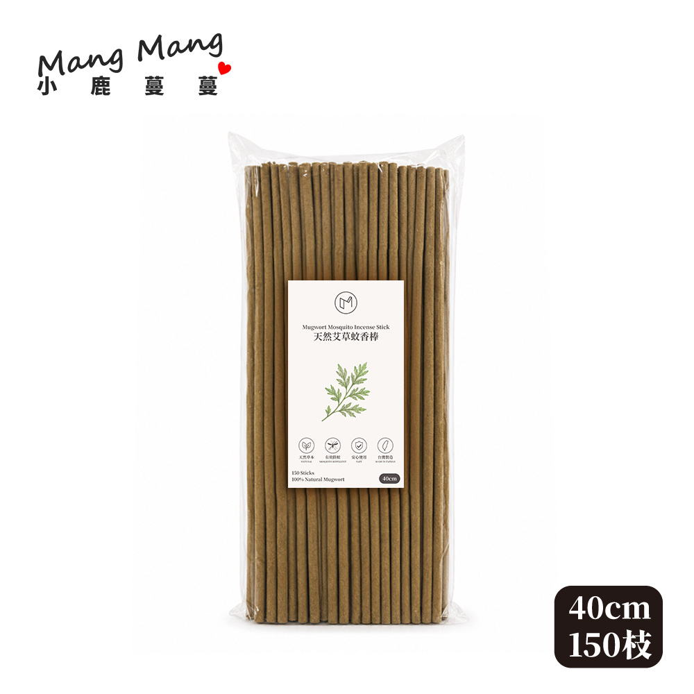 Mang Mang 小鹿蔓蔓 40cm艾草蚊香棒(150支)