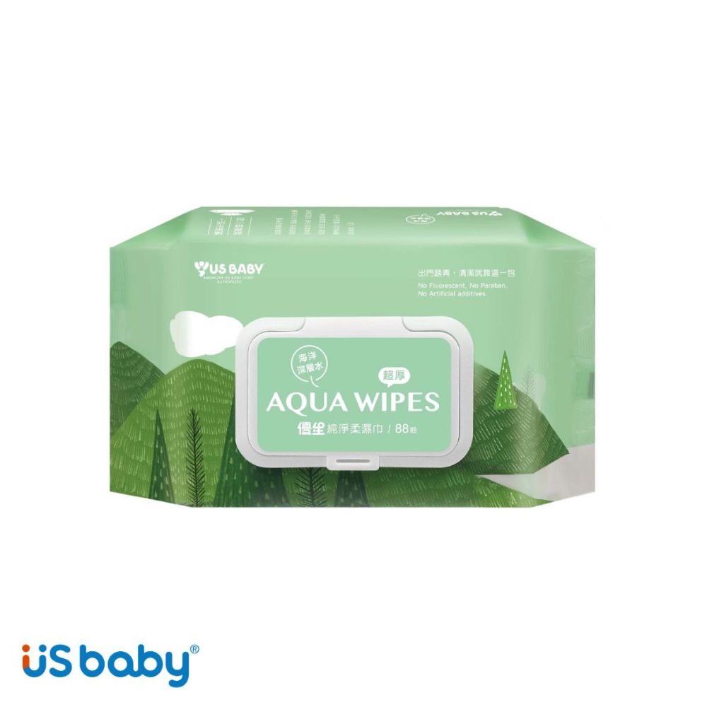 US BABY 優生 純淨柔濕巾88抽-超厚型(單包)