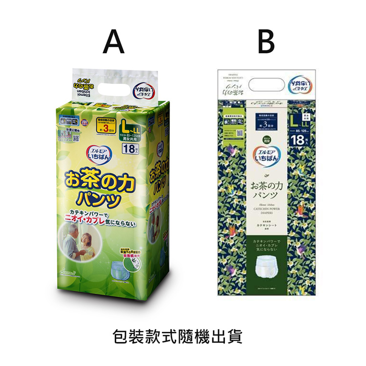 日本一番 茶之力 褲型紙尿褲L-LL號