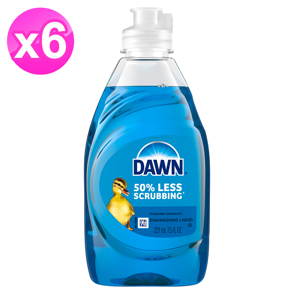 DAWN 濃縮洗碗精(原味)7.5oz/221ml x6瓶