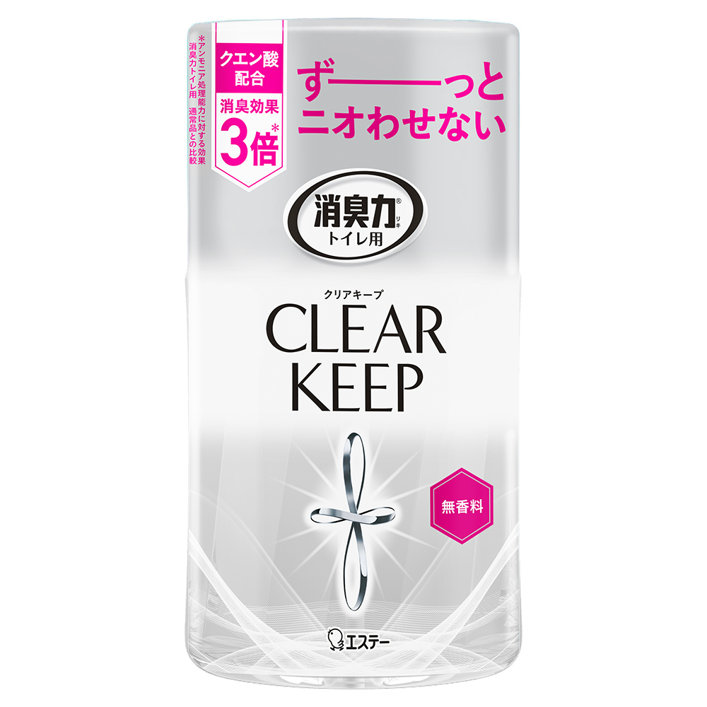 日本ST雞仔牌-消臭力CLEAR KEEP檸檬酸浴廁除臭劑-無香粉400ml/罐 