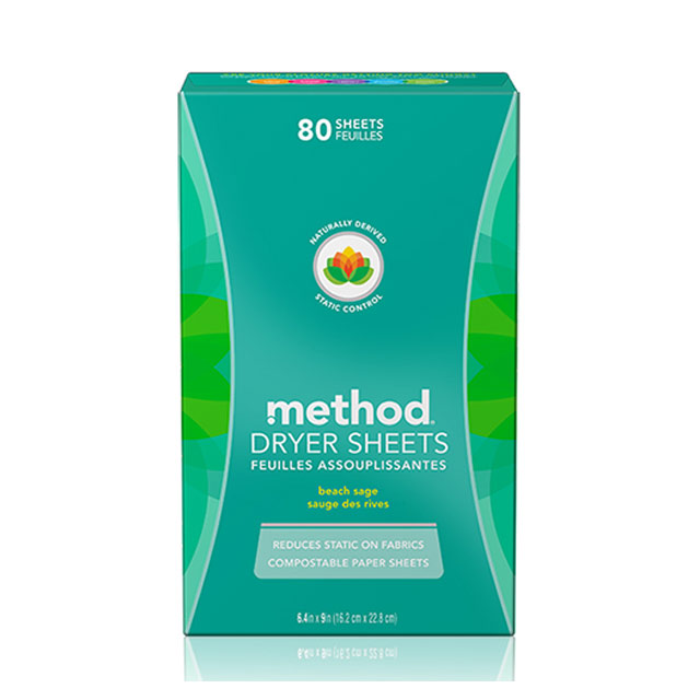 Method美則 香氛柔軟烘衣片80入-海藍鼠尾草