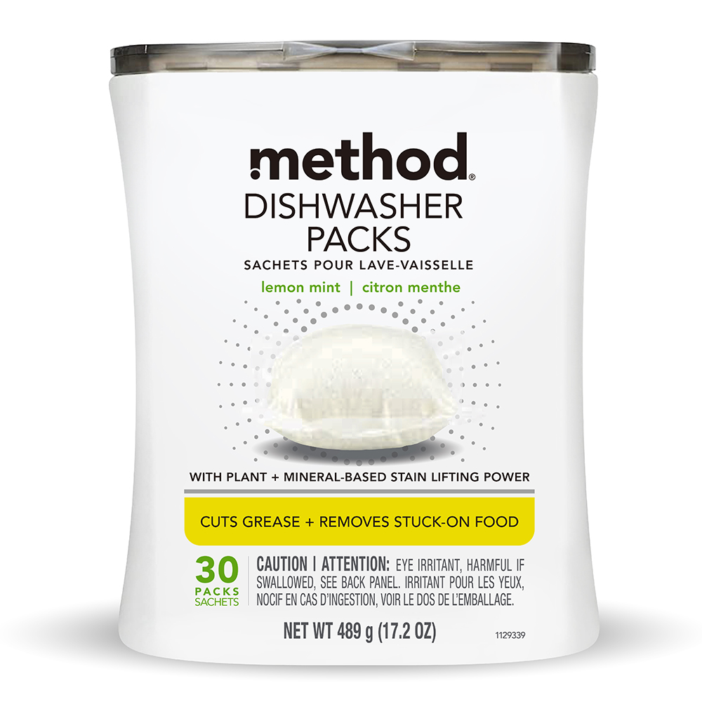 Method 美則 潔淨三效聰明洗碗球-萊姆薄荷30顆 洗碗錠 洗碗粉 洗碗機專用