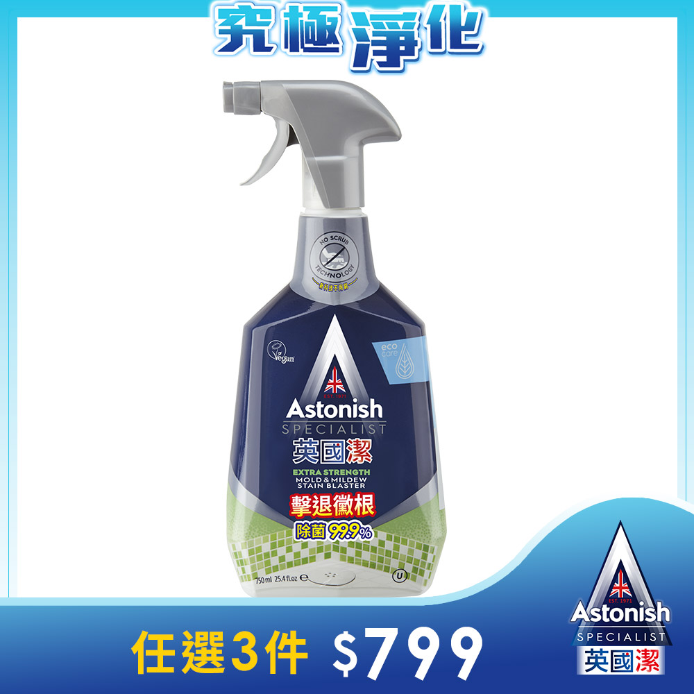 瞬效除黴去汙清潔劑1瓶(750mlx1)