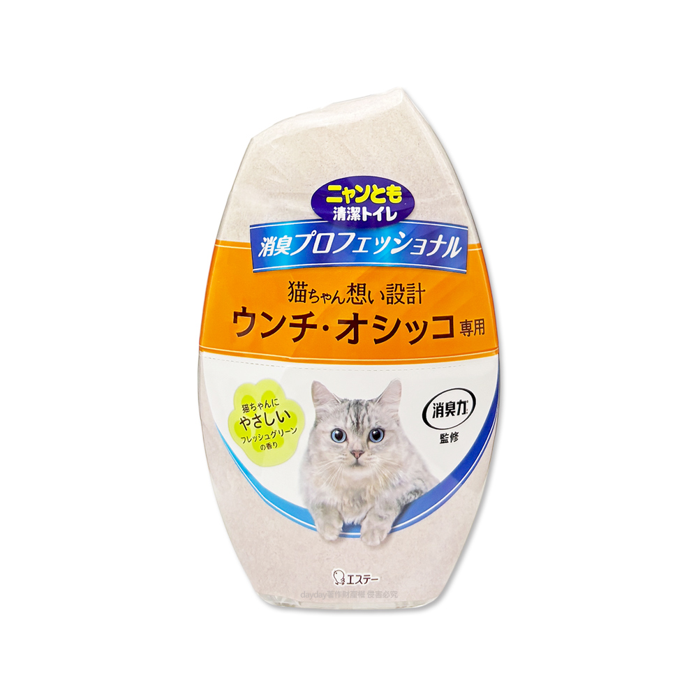 ST 雞仔牌 日本消臭力貓砂盆周圍去味擴香液體除臭芳香劑400ml/瓶(貓咪專用如廁空間香氛)