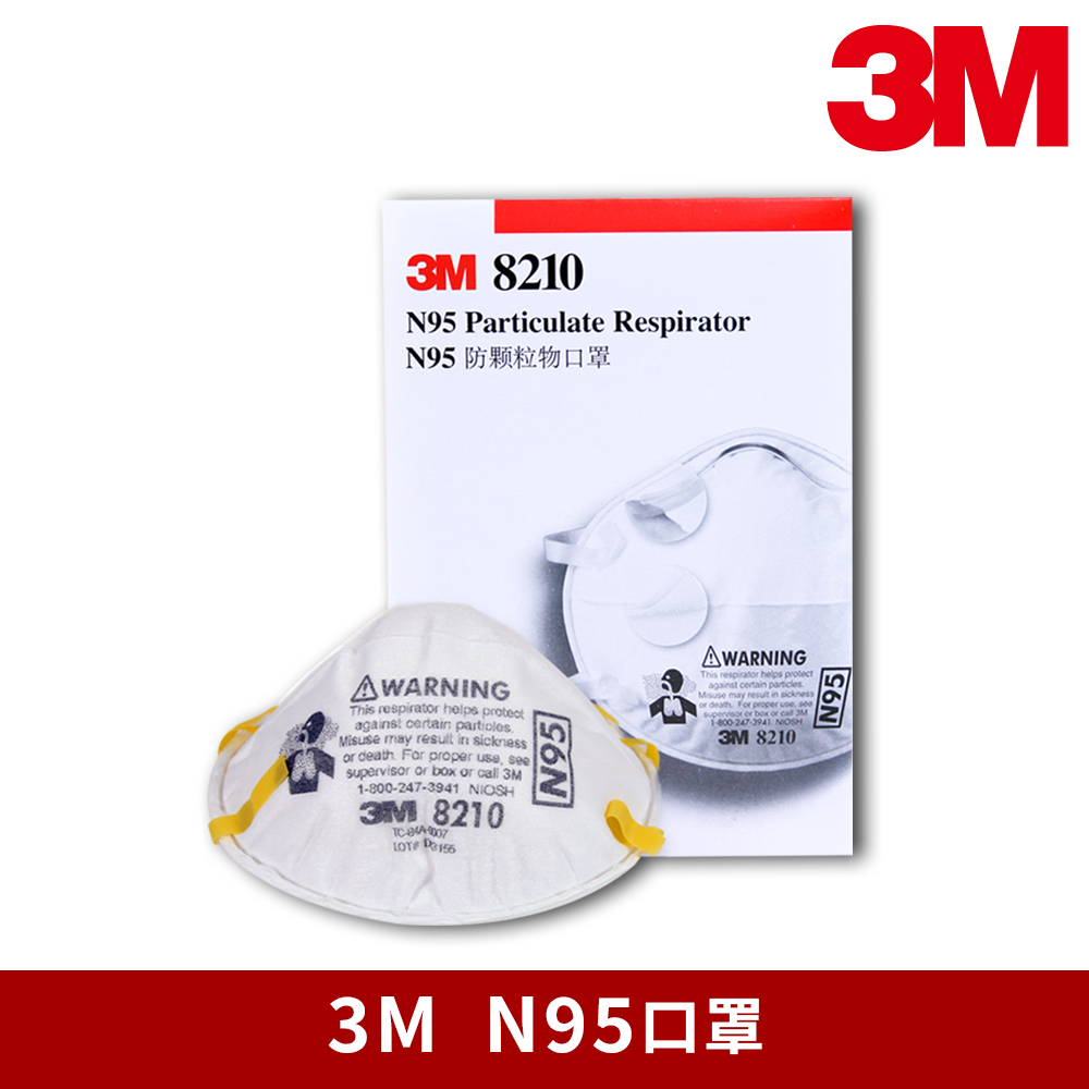 【3M】美規N95等級 防護口罩 20片x2盒