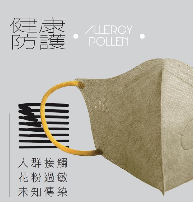 :dc 克微粒 奈米薄膜成人立體口罩 (健康防護) 6片/盒