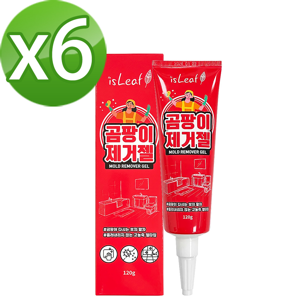 isLeaf 【isLeaf】強效除霉凝膠(120g/入)x6入