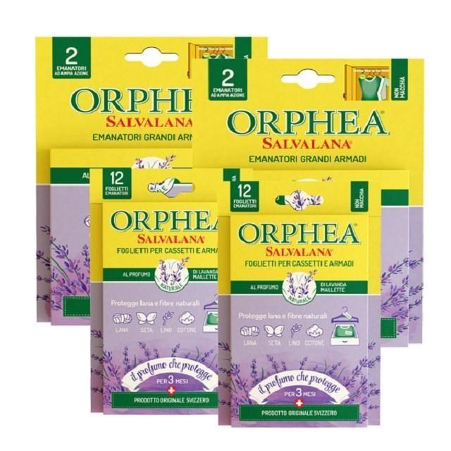 ORPHEA 歐菲雅 衣物保護組 薰衣草 掛耳+掛片各2盒