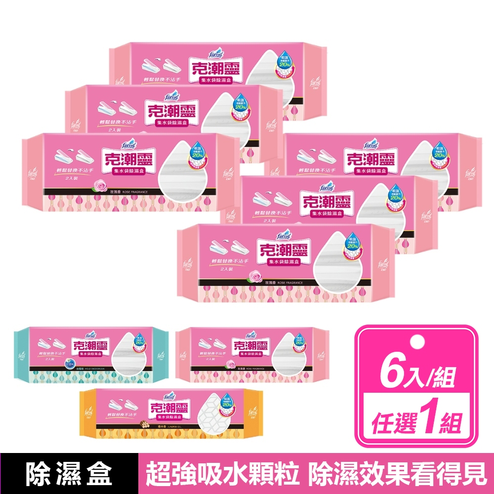 6入組- 集水袋除濕盒 多款任選