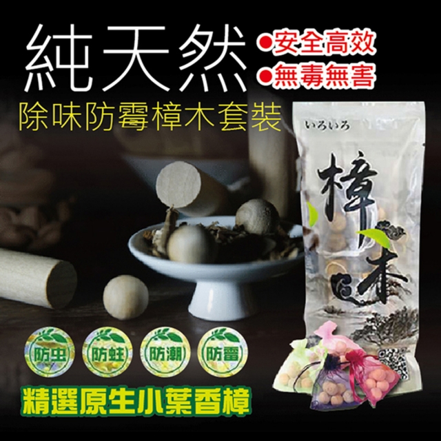 快速到貨純天然除味防霉樟木套裝(8入組)