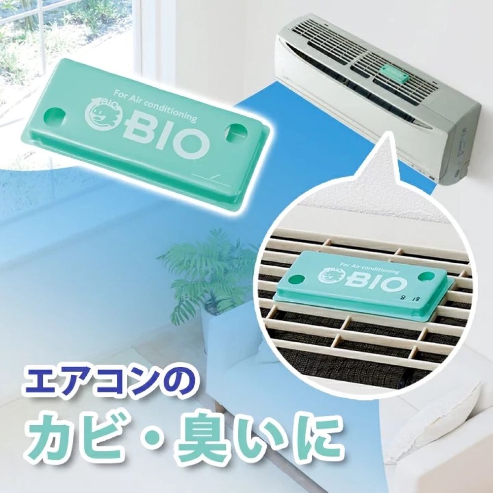 COGIT 日本製 BIO境內版 長效除臭防霉冷氣/空調專用清淨貼片盒-2入