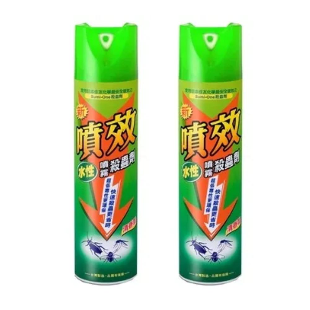清香型噴霧殺蟲劑600ml(兩入)