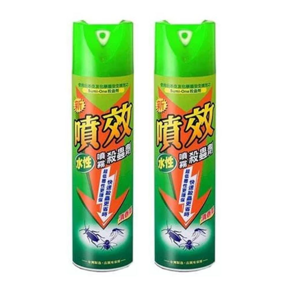 清香型噴霧殺蟲劑600mlx2入