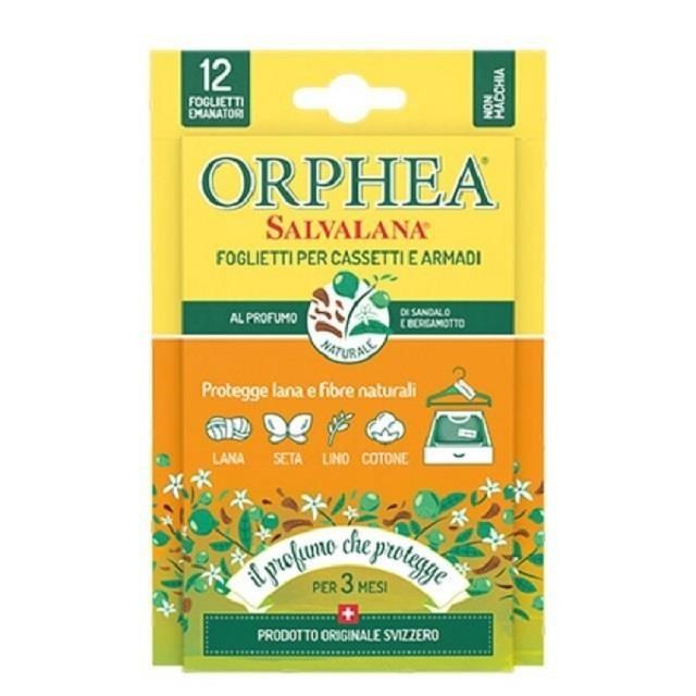 ORPHEA 歐菲雅 佛手柑衣物環境保護片 書籤式(12片)箱購