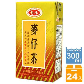 愛之味 麥仔茶300ml(24入/箱)x10