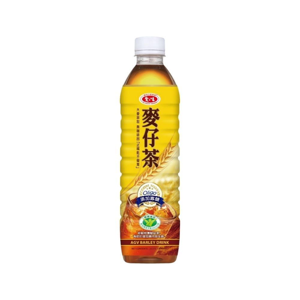 愛之味 麥仔茶(Oligo保健)(590ml x 24入/箱)