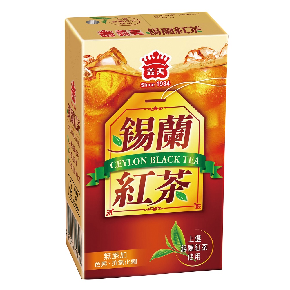 義美 錫蘭紅茶250ml(24入/箱)