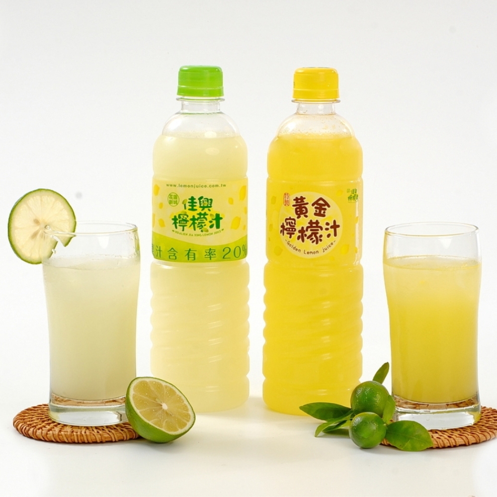 佳興冰果室 【花蓮佳興冰果室】佳興檸檬汁/黃金檸檬汁12瓶(600ml/瓶)