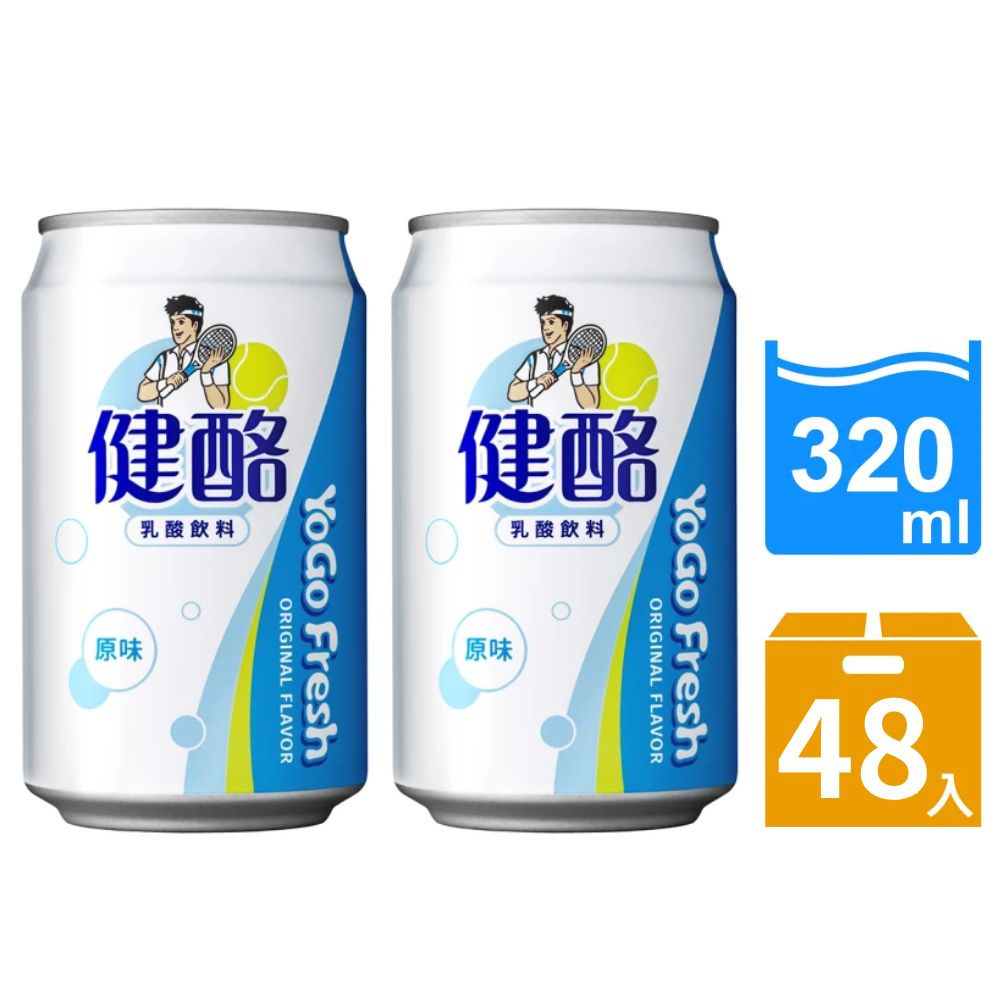 金車 健酪乳酸飲料320ml-24罐x2箱