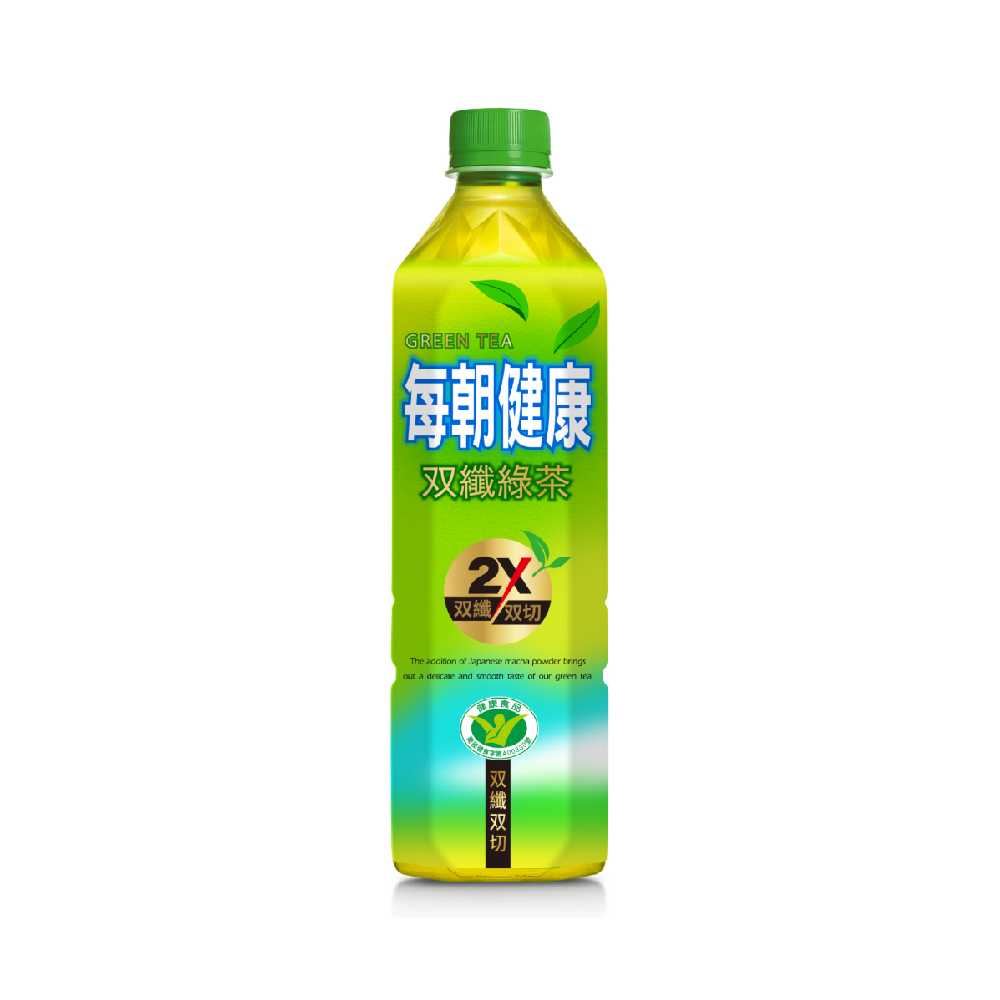每朝健康雙纖綠茶650ml(4入/組)