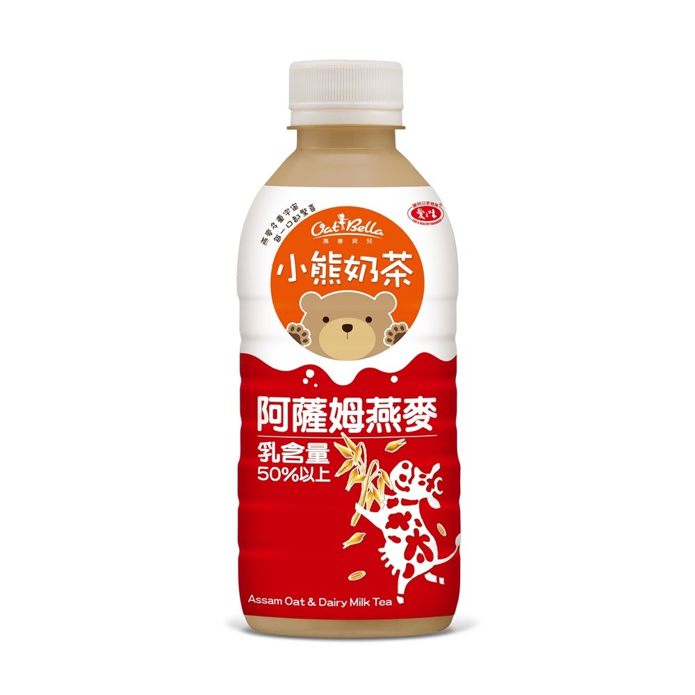 愛之味 燕麥貝兒小熊奶茶(阿薩姆燕麥)340ml*24入