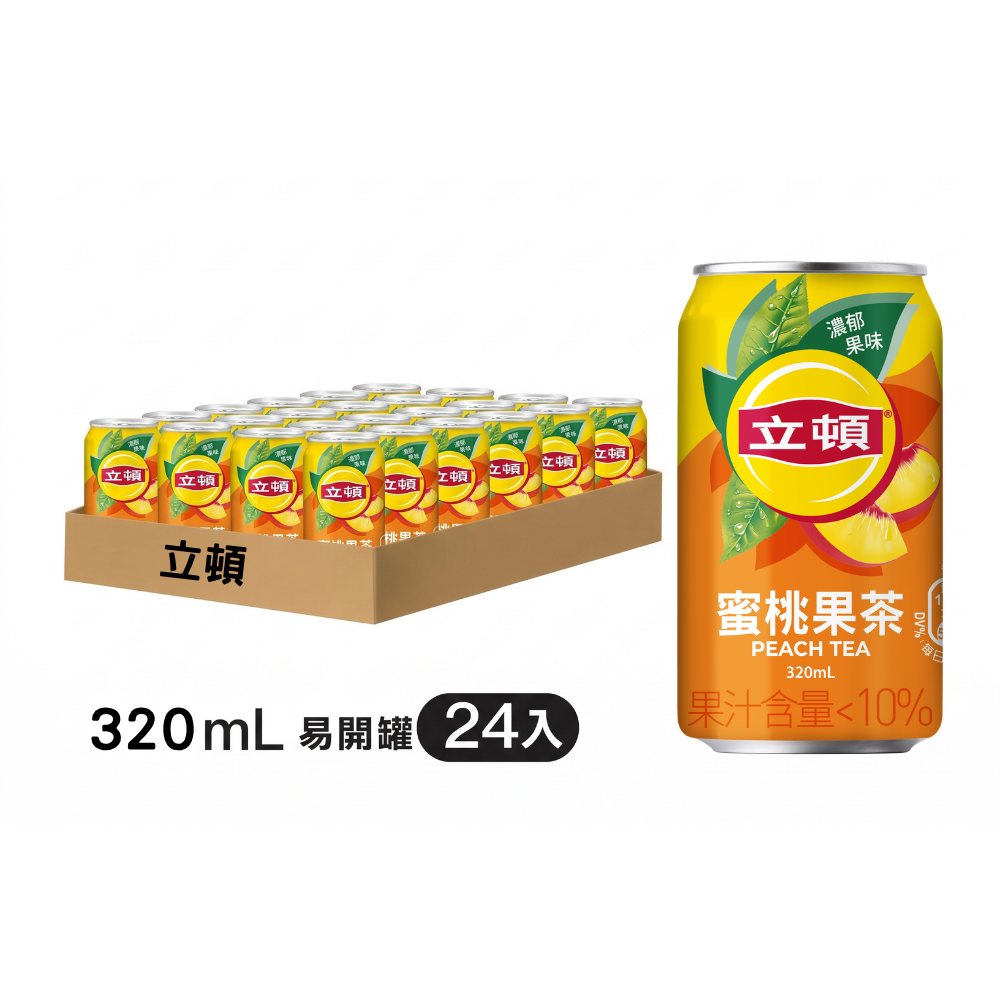 Lipton 立頓 蜜桃果茶320ml (24入/箱)