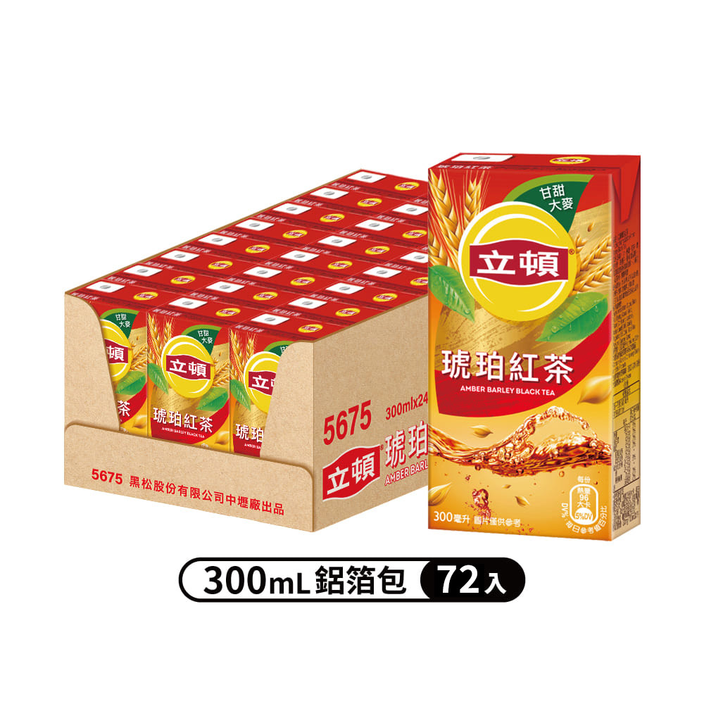 Lipton 立頓 琥珀紅茶300ml (24入/箱)*3箱