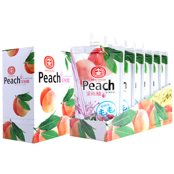 《十全》蜜桃醋飲料組(140ml x6袋)