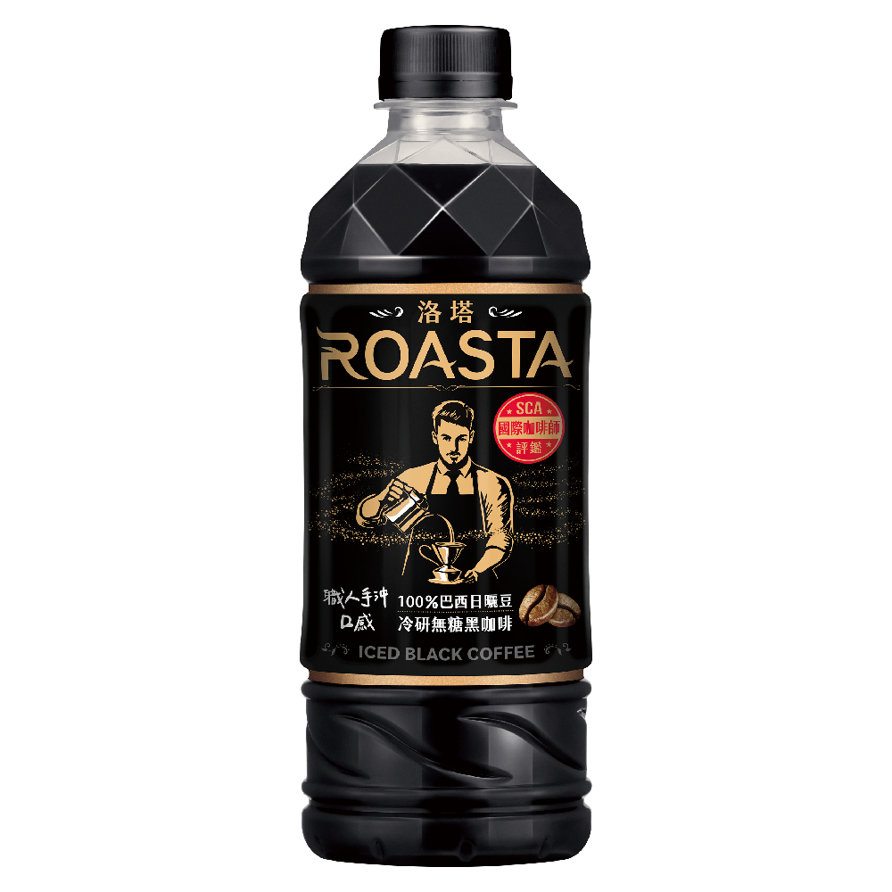 ROASTA 洛塔咖啡 冷研無糖黑咖啡455ml(24入/箱)