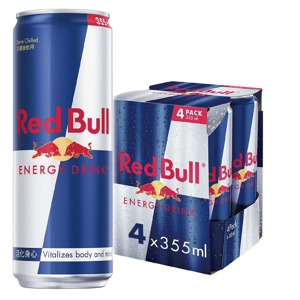 Red Bull 【 紅牛】能量飲料 355ml (4入/組)