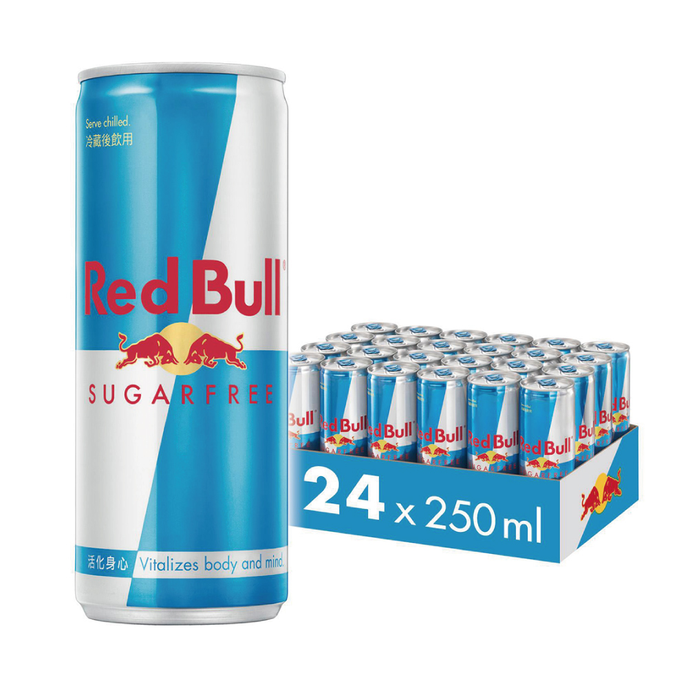 Red Bull 【 紅牛】無糖能量飲料 250ml (24罐/箱)+(4罐/組)