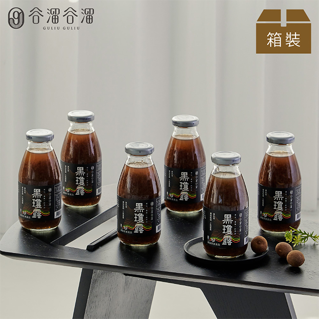 谷溜谷溜 黑瓊露黑木耳露(無禮盒)295mlx6瓶/中秋禮盒