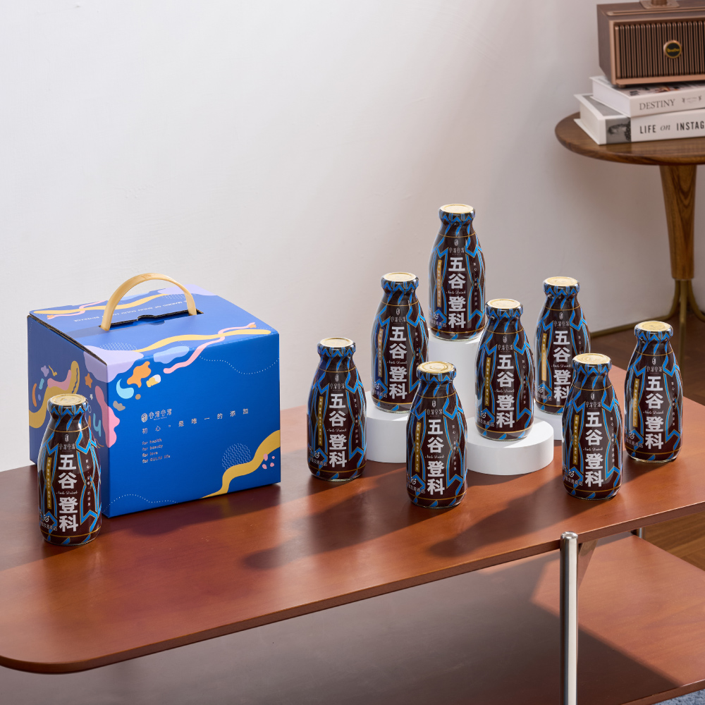 谷溜谷溜 五谷登科(堅果飲)9入禮盒裝295ml*9瓶/中秋禮盒