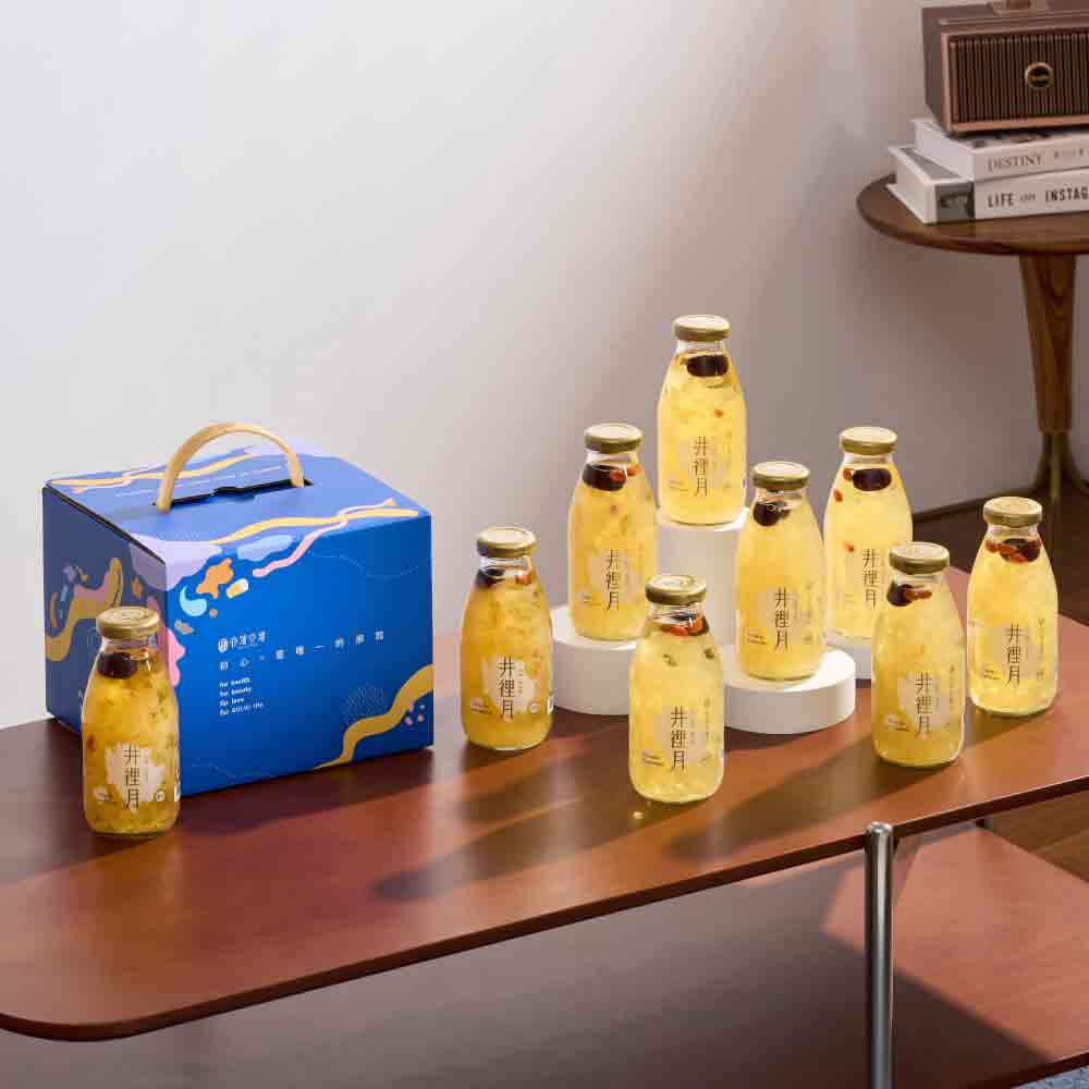 谷溜谷溜 井裡月白木耳飲(禮盒)295ml*9瓶/中秋禮盒