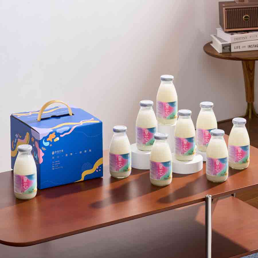 谷溜谷溜 童芯(有機益生菌米湯)9入禮盒295ml*9瓶/中秋禮盒