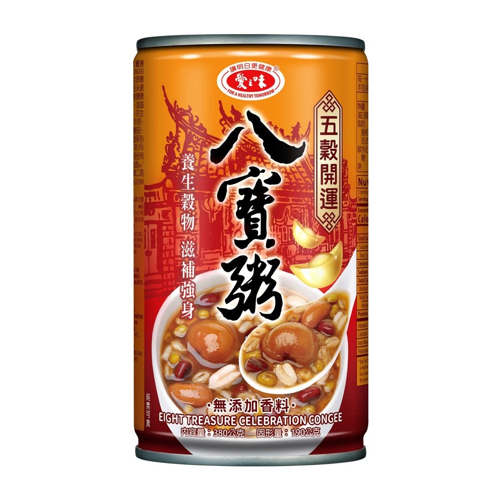 愛之味 五穀開運八寶粥(380ml x 24入/箱)