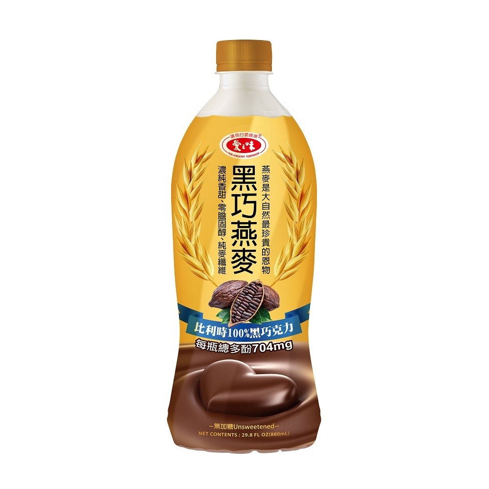黑巧燕麥880ml(12入/箱)