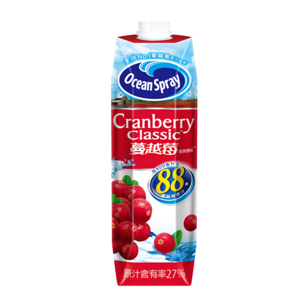 優鮮沛 【優鮮沛】蔓越莓綜合果汁-經典原味 1000mlx20瓶