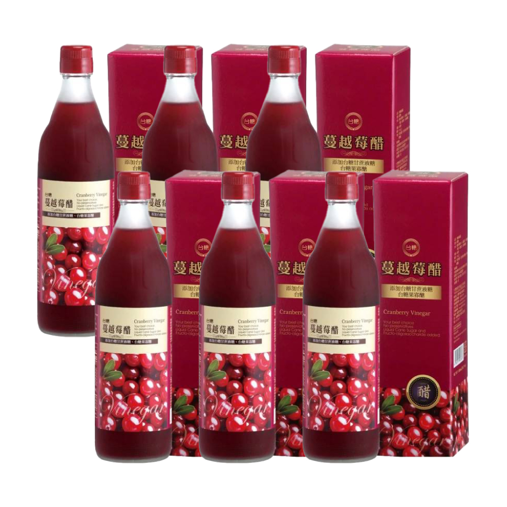 台糖 蔓越莓醋600ml(6瓶/組)