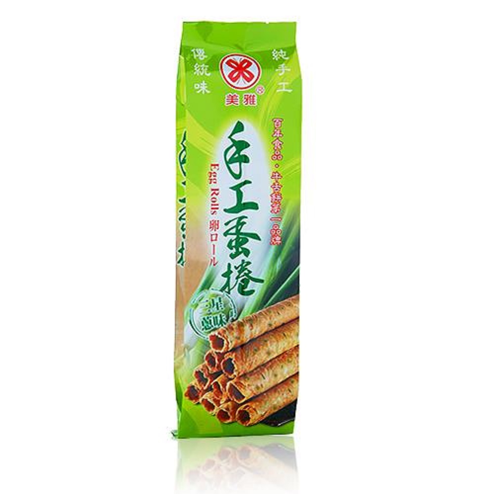 美雅宜蘭餅 手工蛋捲-蔥x2組