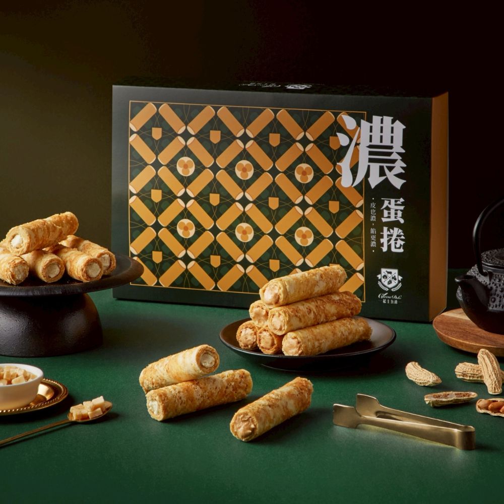 Cheese Duke 起士公爵 濃蛋捲綜合口味10入禮盒(純粹乳酪5+乳酪花生5) 3盒免運組