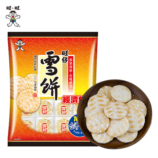 旺旺旺仔雪餅經濟包 350g x3 - PChome 24h購物