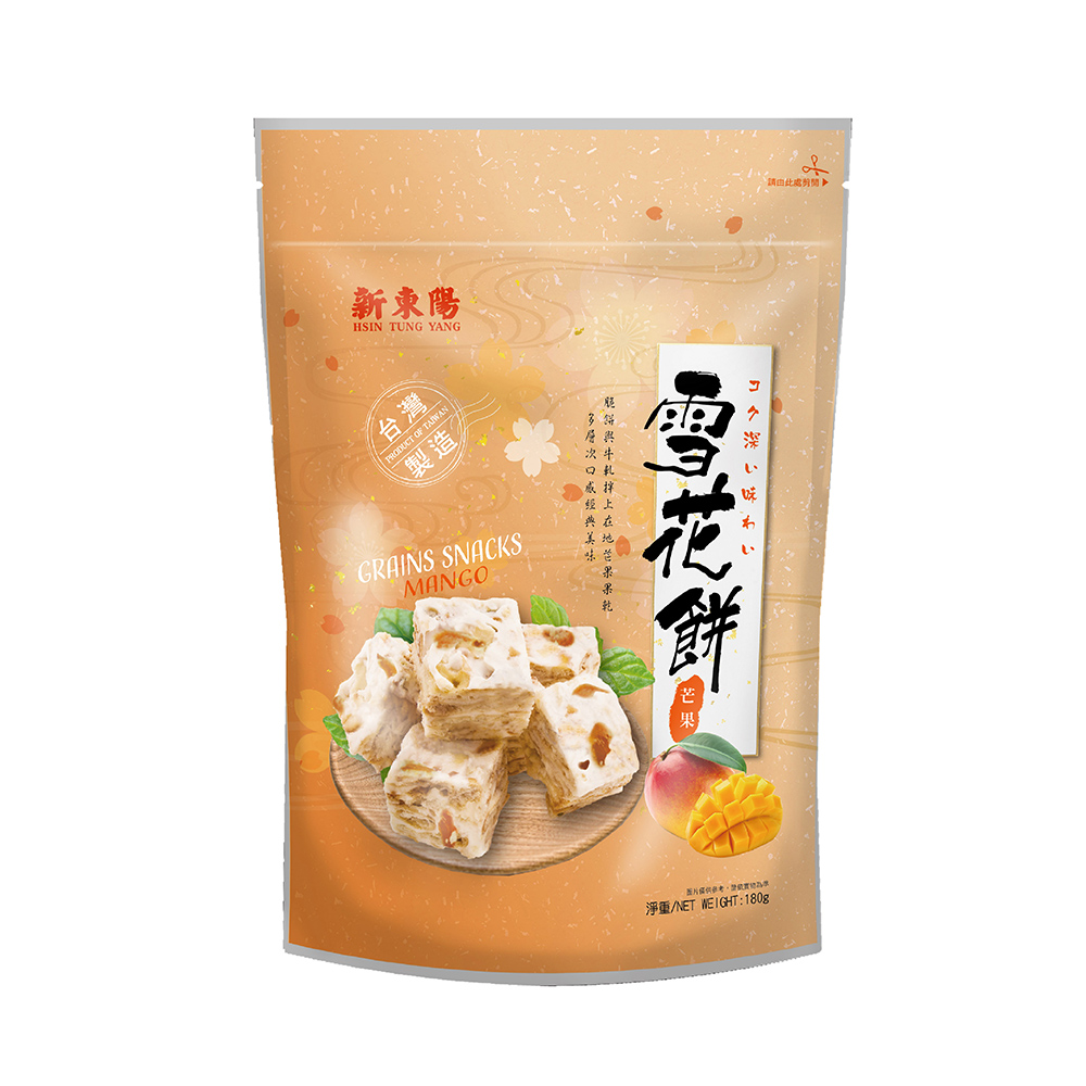 【新東陽】雪花餅-芒果180g