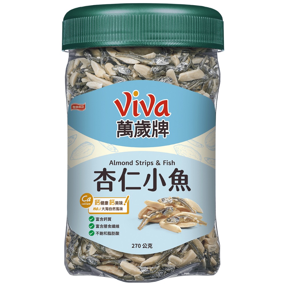 萬歲牌杏仁小魚 270g 罐 Pchome 24h購物