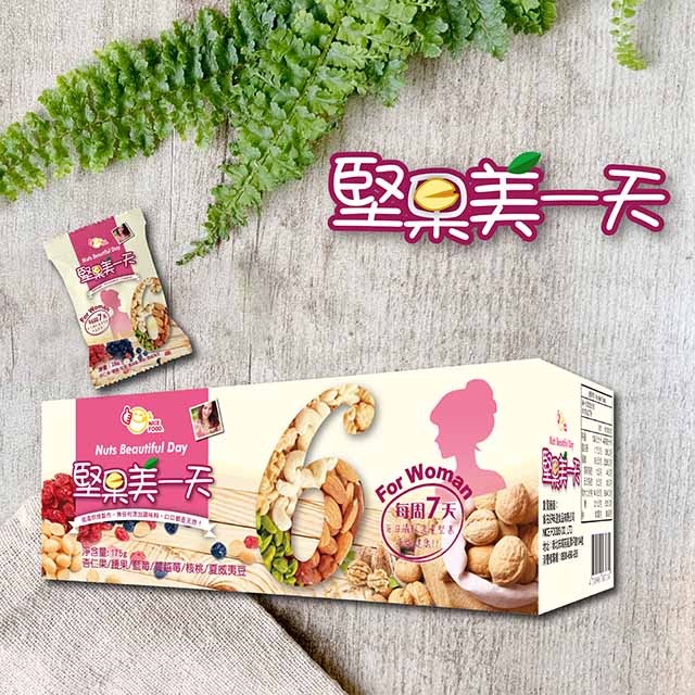 堅果美一天-堅果小姐 25g*7入