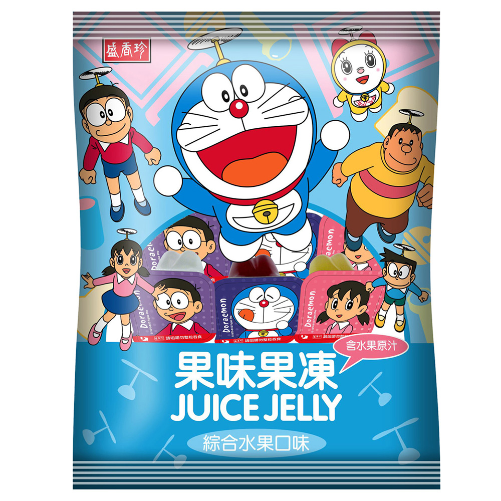 盛香珍 哆啦A夢果味果凍(綜合口味)1000g(包)