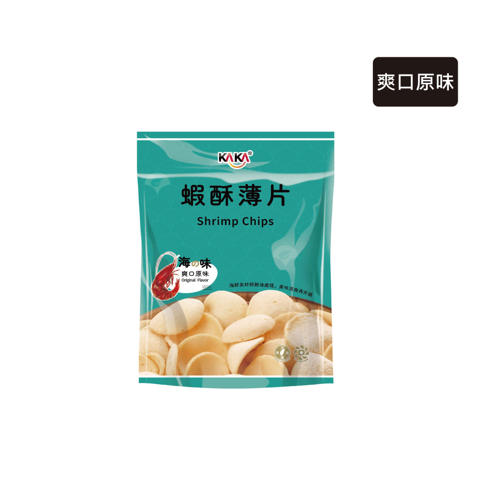 kaka 蝦酥薄片 40g (爽口原味)箱購10入