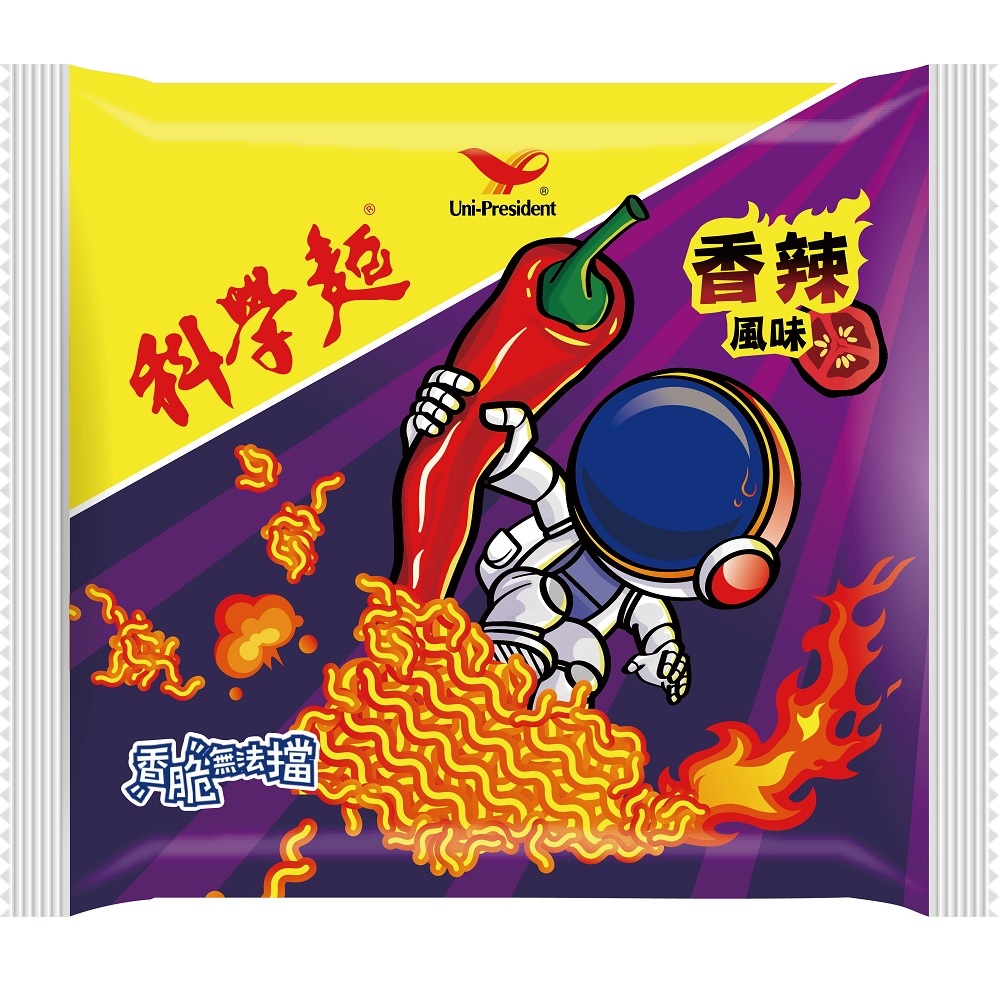 統一 科學麵 香辣風味(40包/ 箱) x2箱