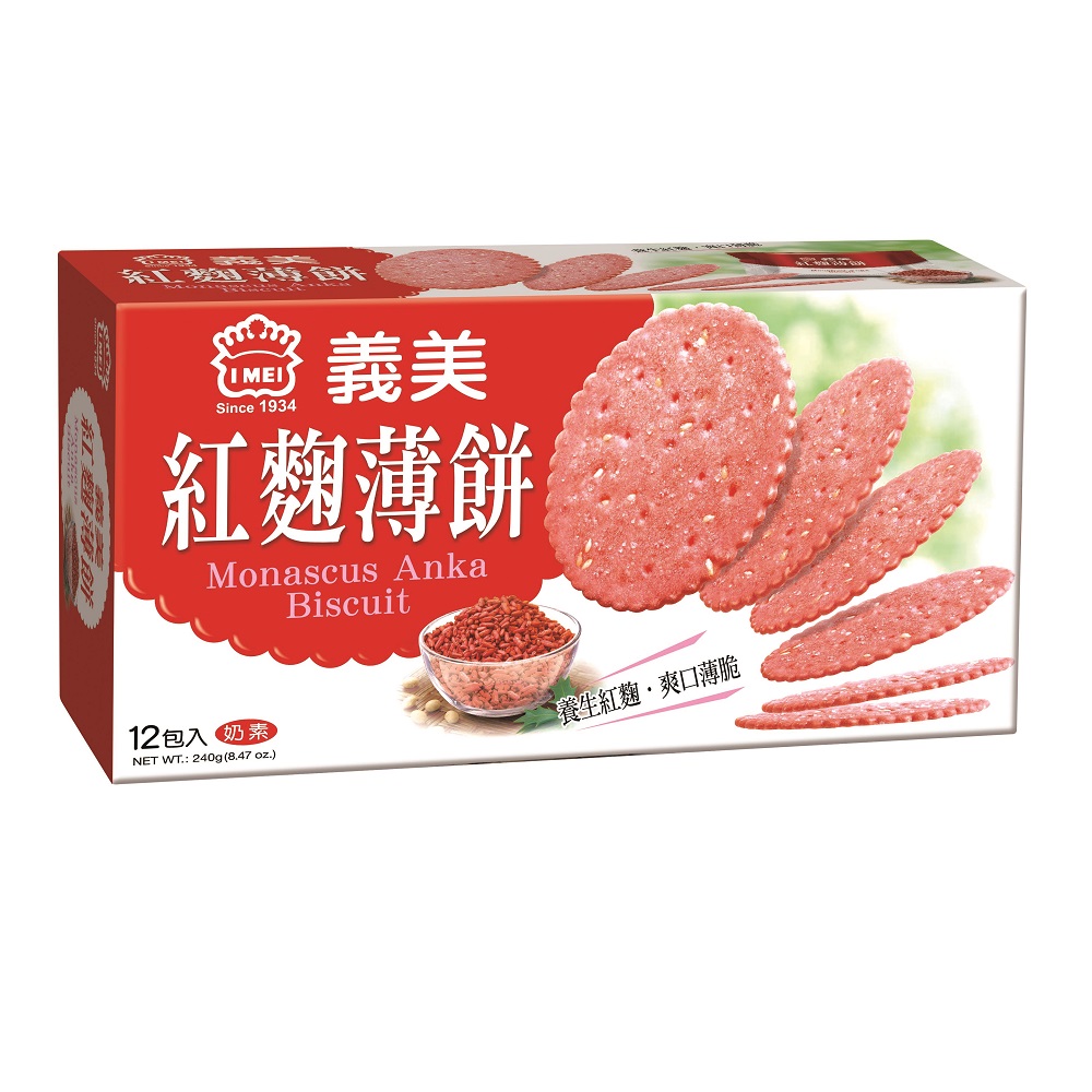 義美 紅麴養生薄餅240g